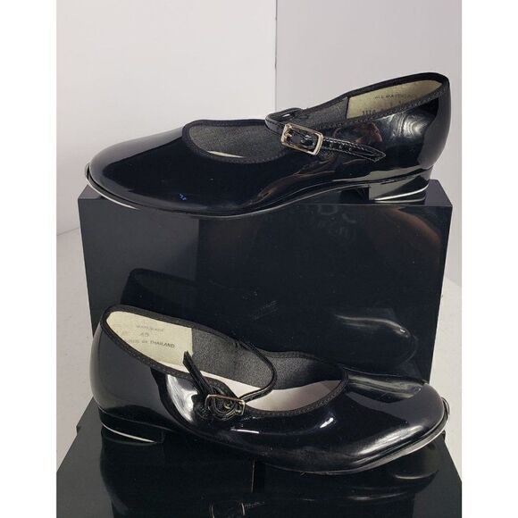 Girls Tap Shoes Buckle Strap Dance Beginner Tap Shoes Size 1.5 - Picture 2 of 9